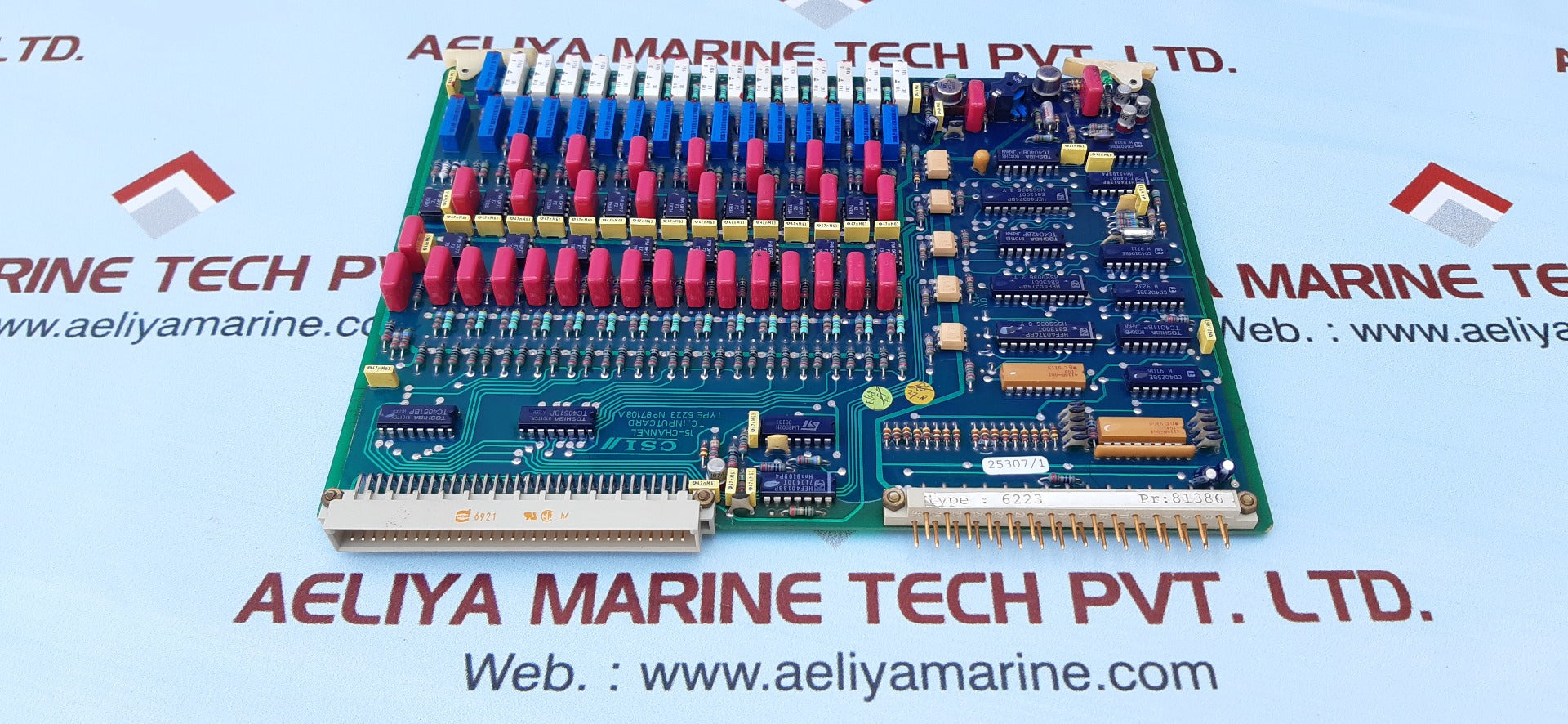 Csi 6223 15-channel t.c input card