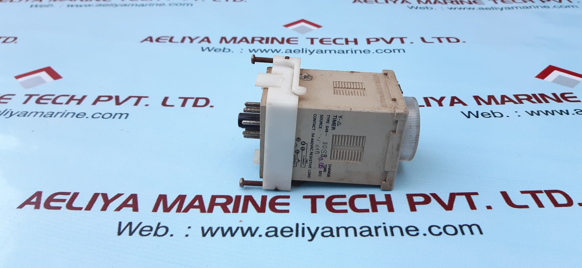 Seil electron s48-30s3 timer relay 5a 440v