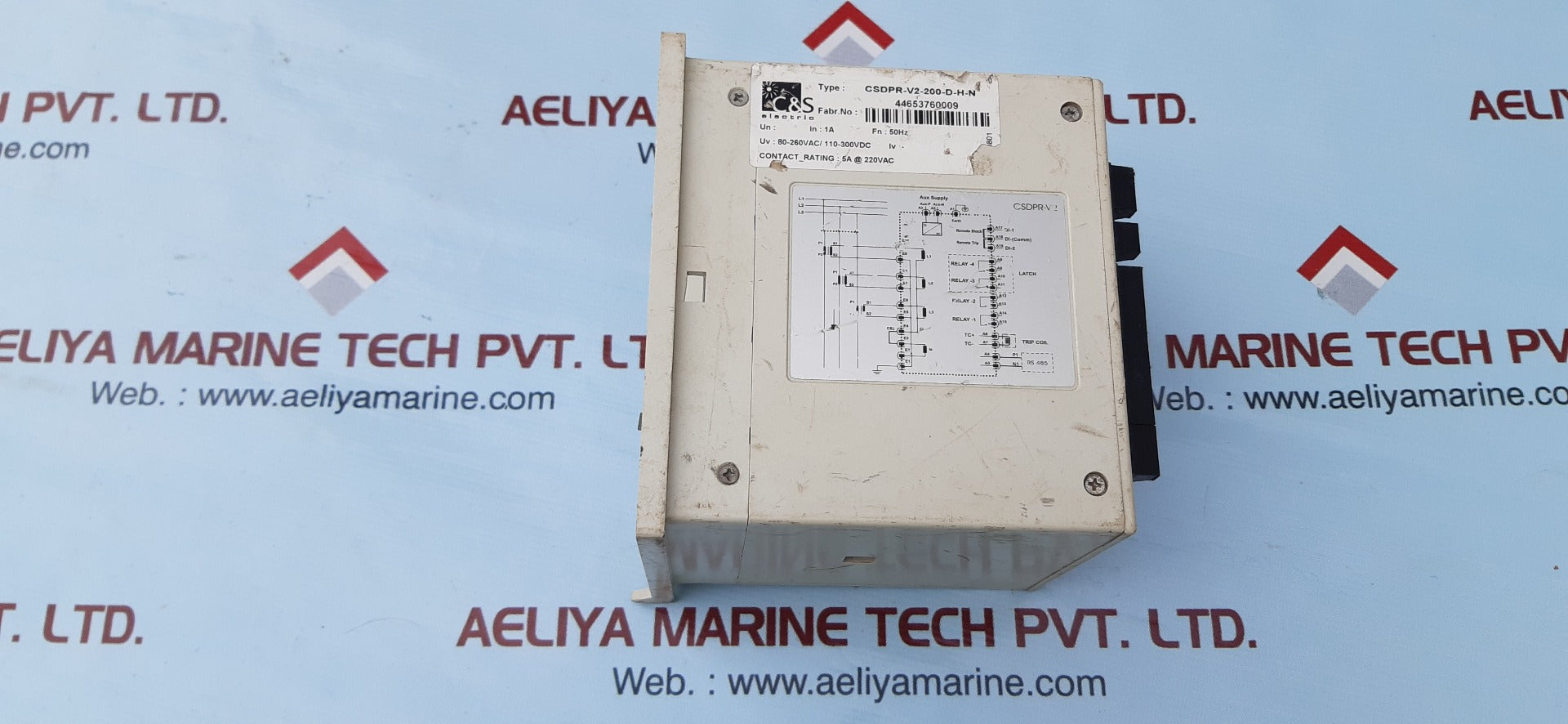 C&s electric csdpr-v2-200-d-h-n rmu protection relay