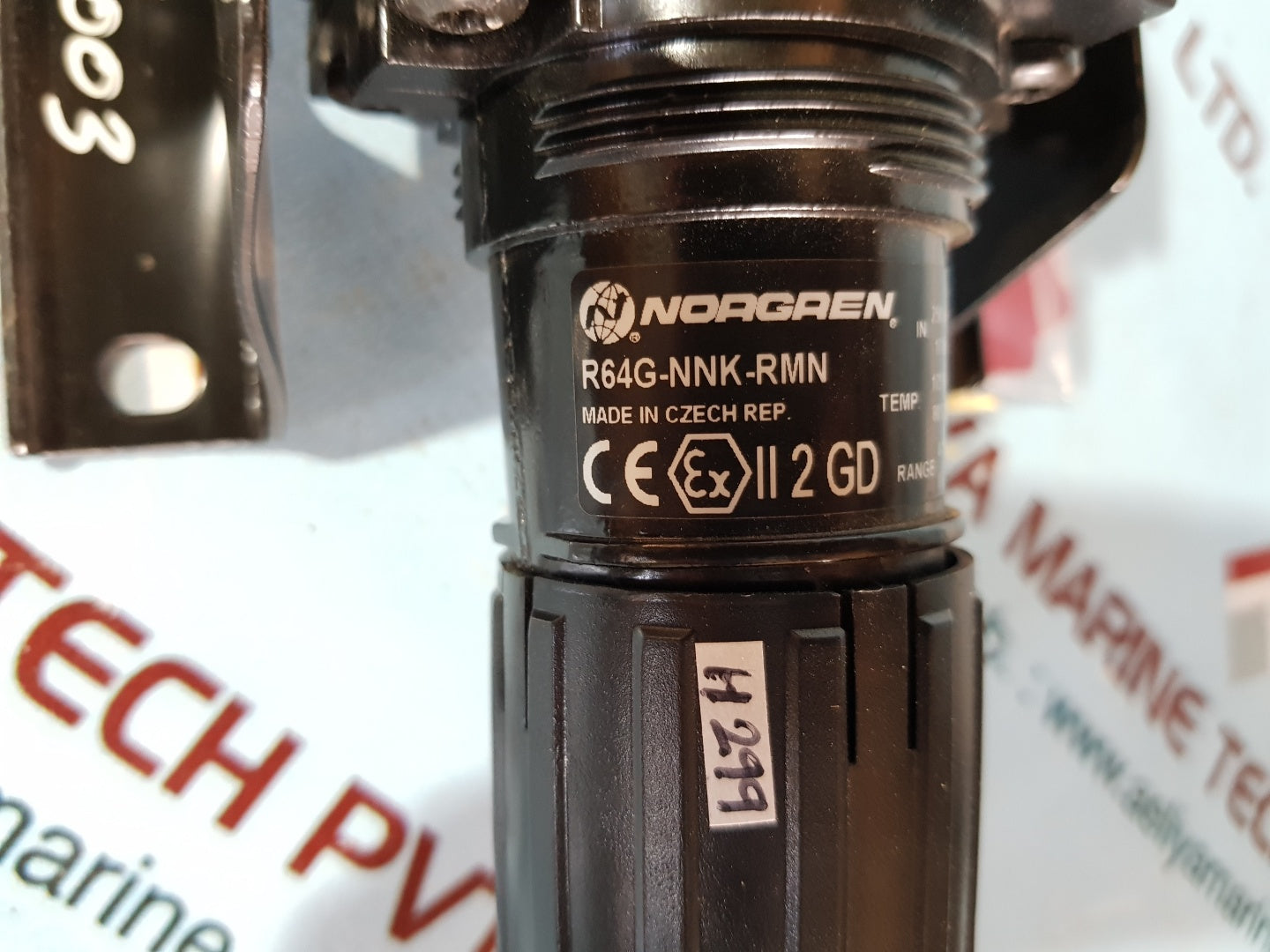 Norgren r64g-nnk-rmn pressure regulator 250psig