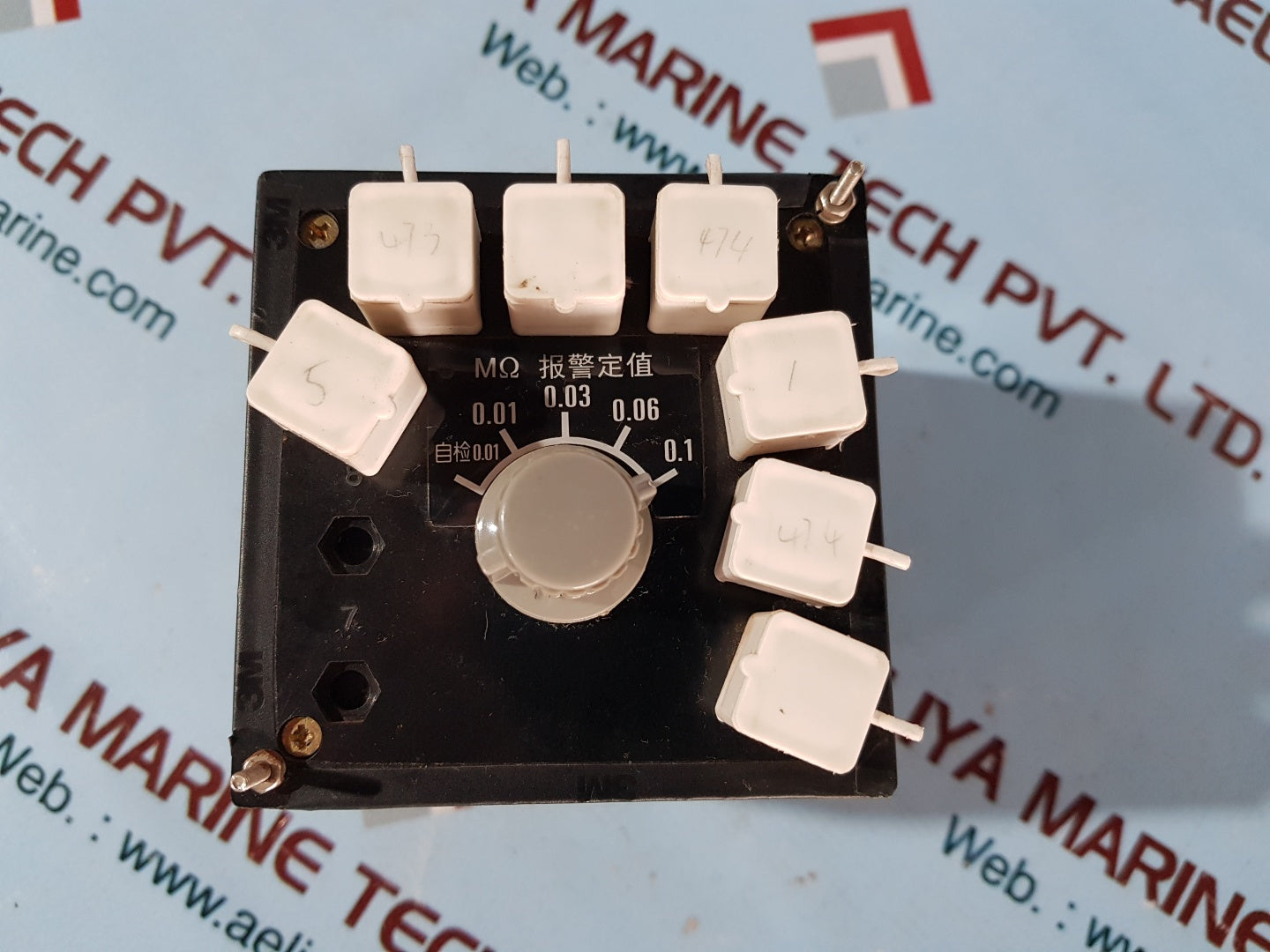 Panel mount ohmmeters f96-bm