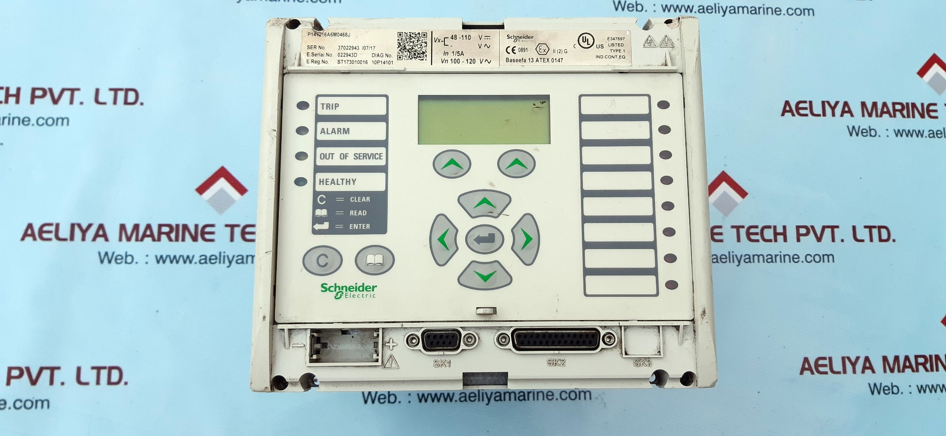Schneider micom p141 protection relay p141216a6m0468j