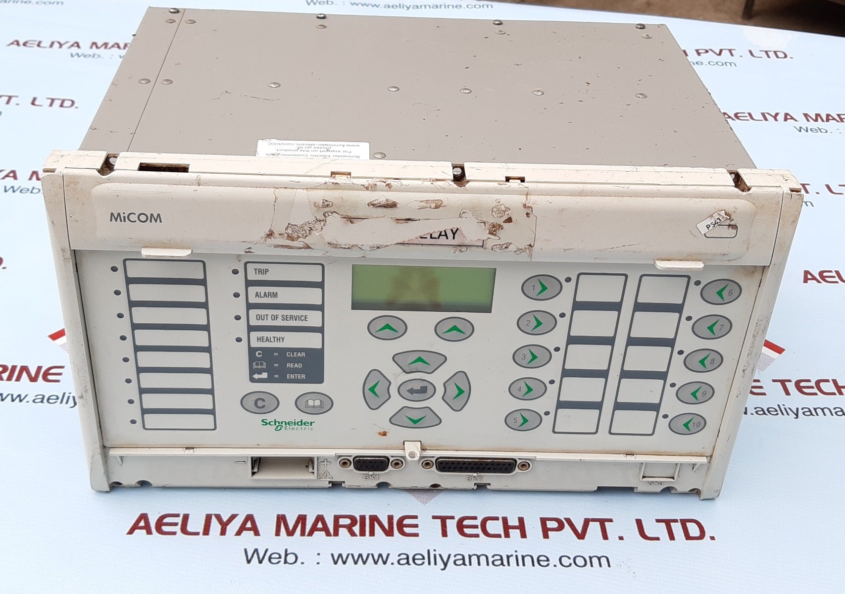 Schneider micom p543 current differential protection relay p54321kd6m0b08k