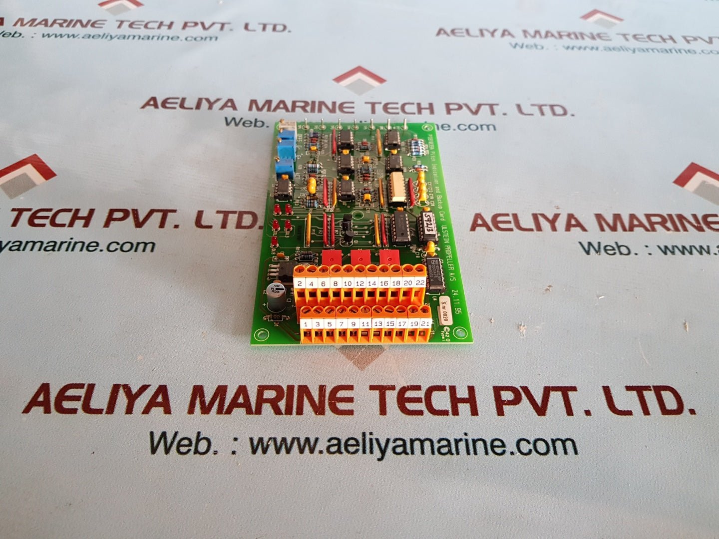 Ulstein propeller pib1039a pitch indication and backup card type 1