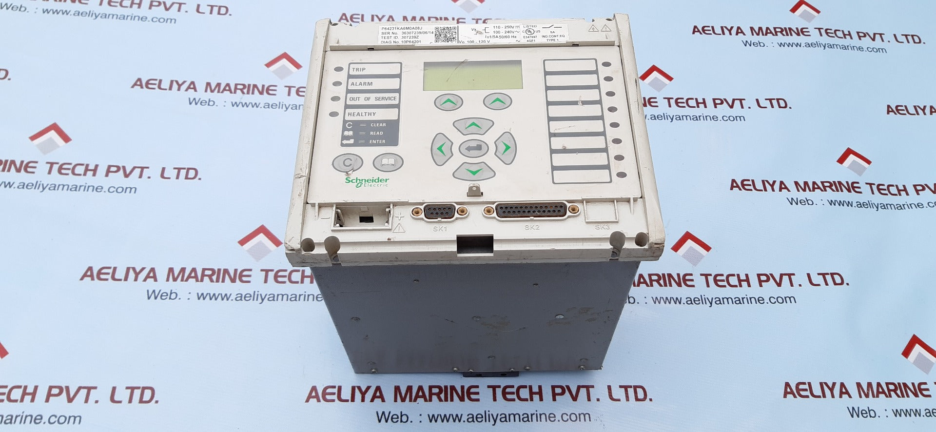 Schneider micom p642 protection relay p64231ka6m0a08j