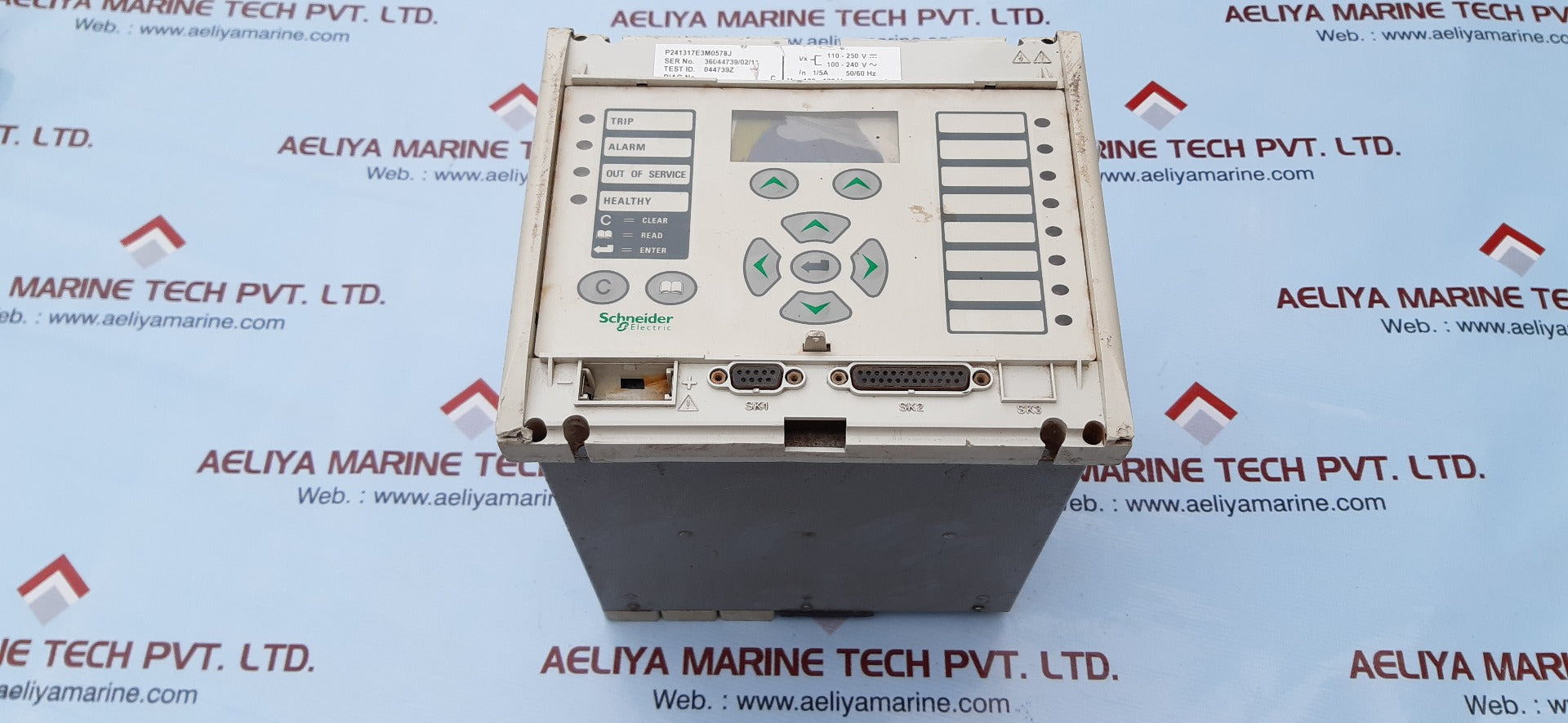 Schneider micom p241 protection relay p241317e3m0578j 50/60hz