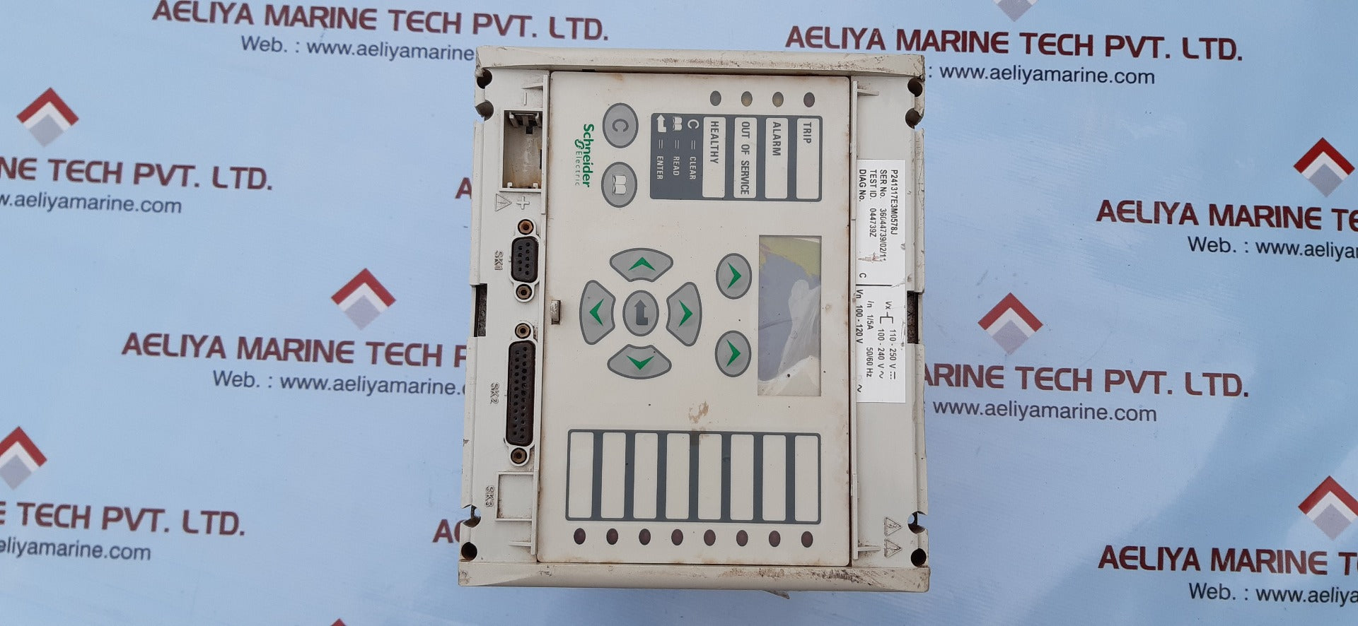 Schneider micom p241 protection relay p241317e3m0578j 50/60hz