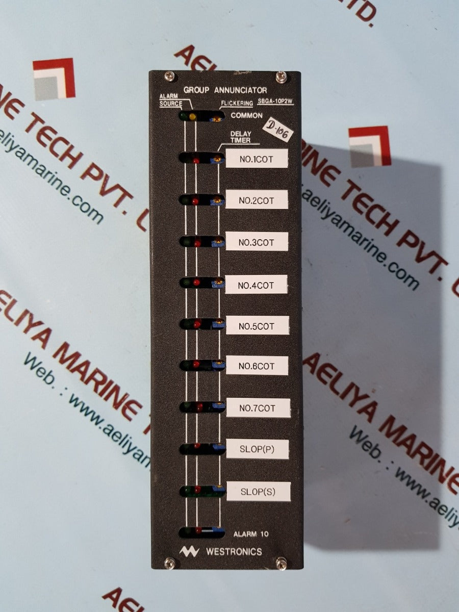 Westronics sbga-10p2w group annunciator