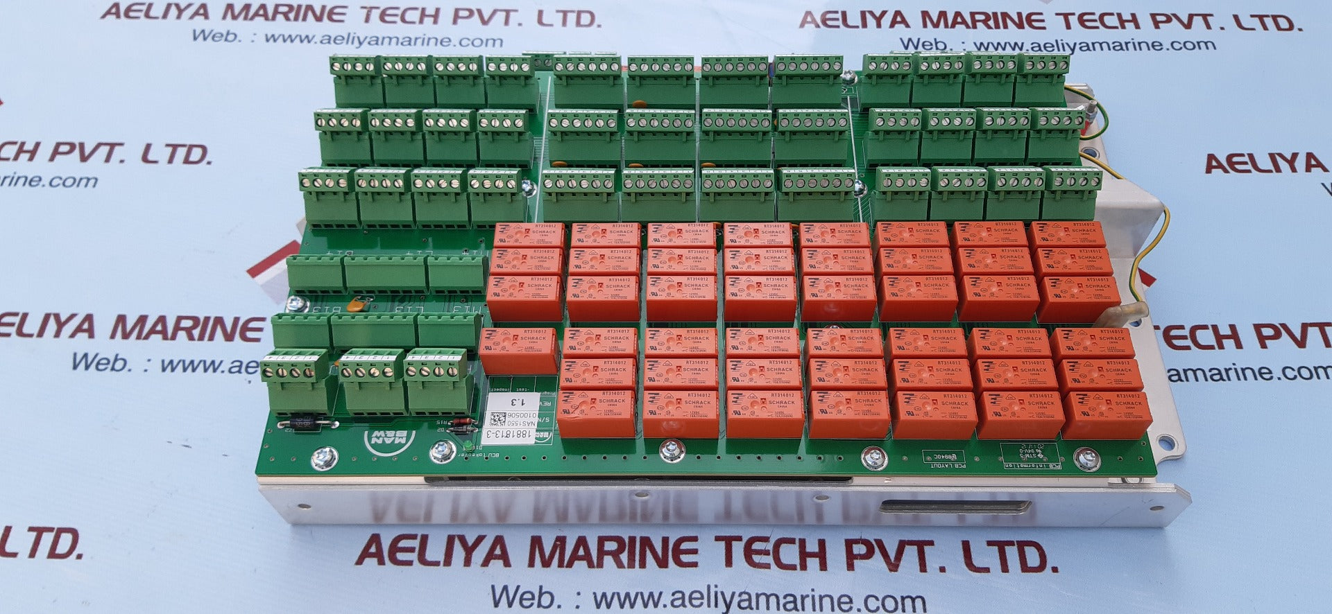 Man diesel & turbo 3157168-7 switch board unit rev 1.4