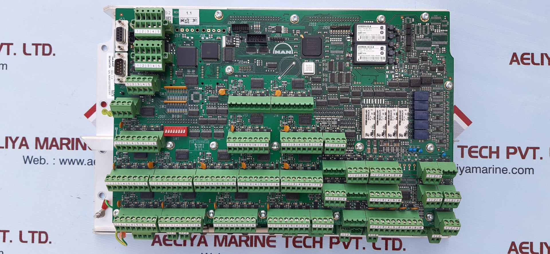 Man diesel & turbo 1881610-7 master control unit 1881369-9 rev:1.3