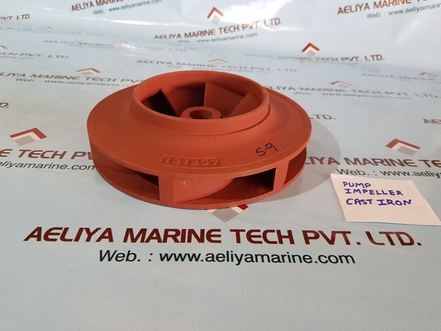 181207 fs-125 pump impeller cast iron
