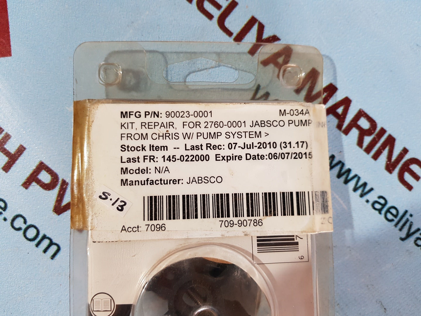 Jabsco 90023-0001 profile d service kit