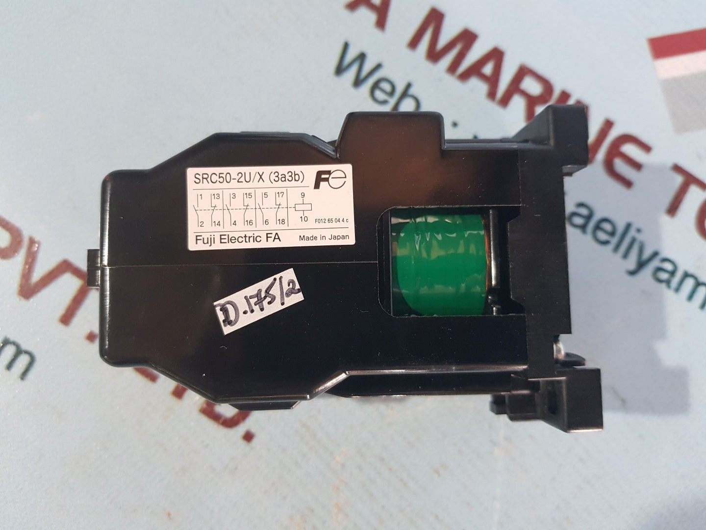 Fuji src50-2u/x (3a3b) contactor 100/100-110v 50/60hz