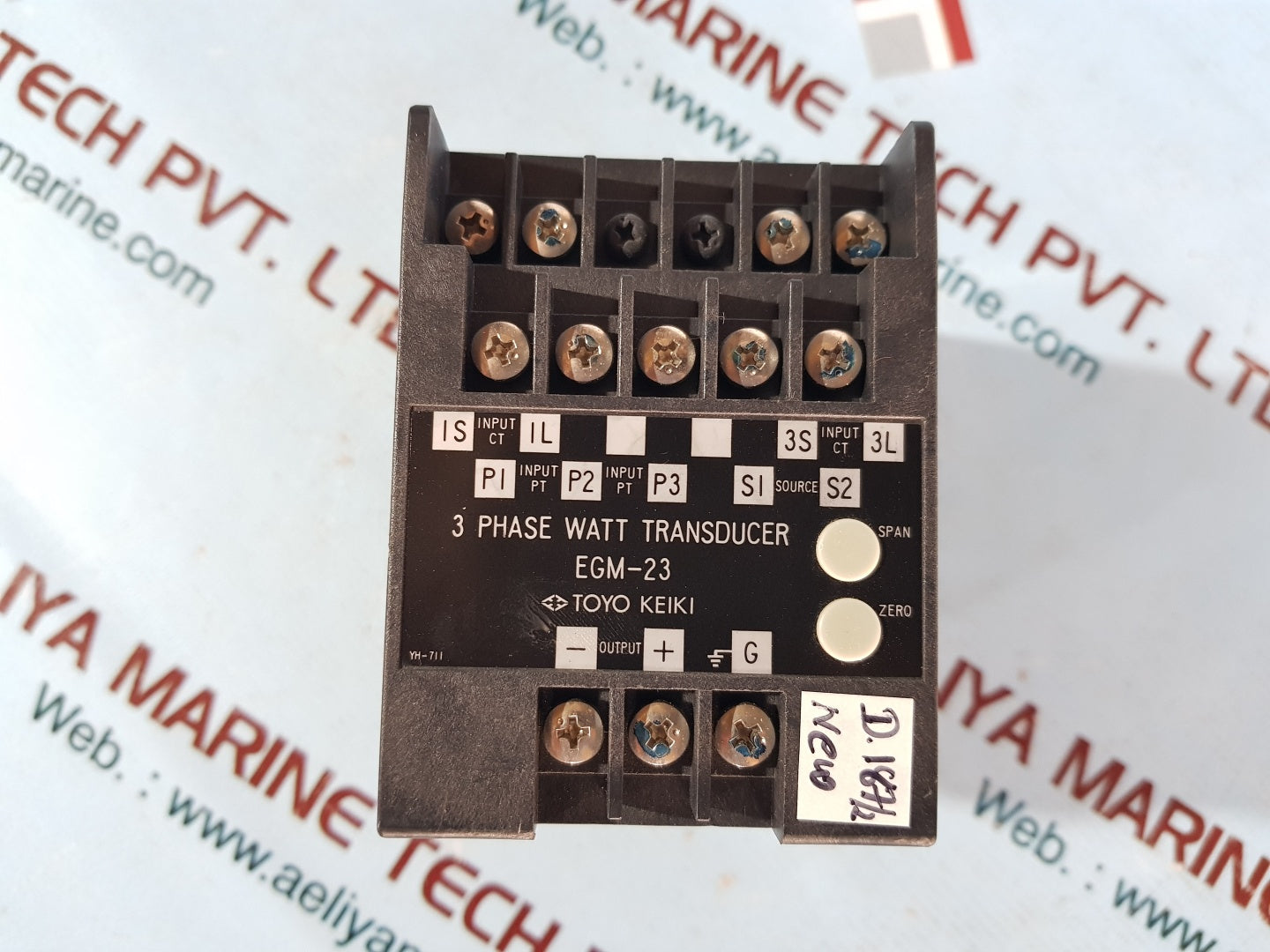Toyo keiki egm-23 3 phase watt transducer class 0.5