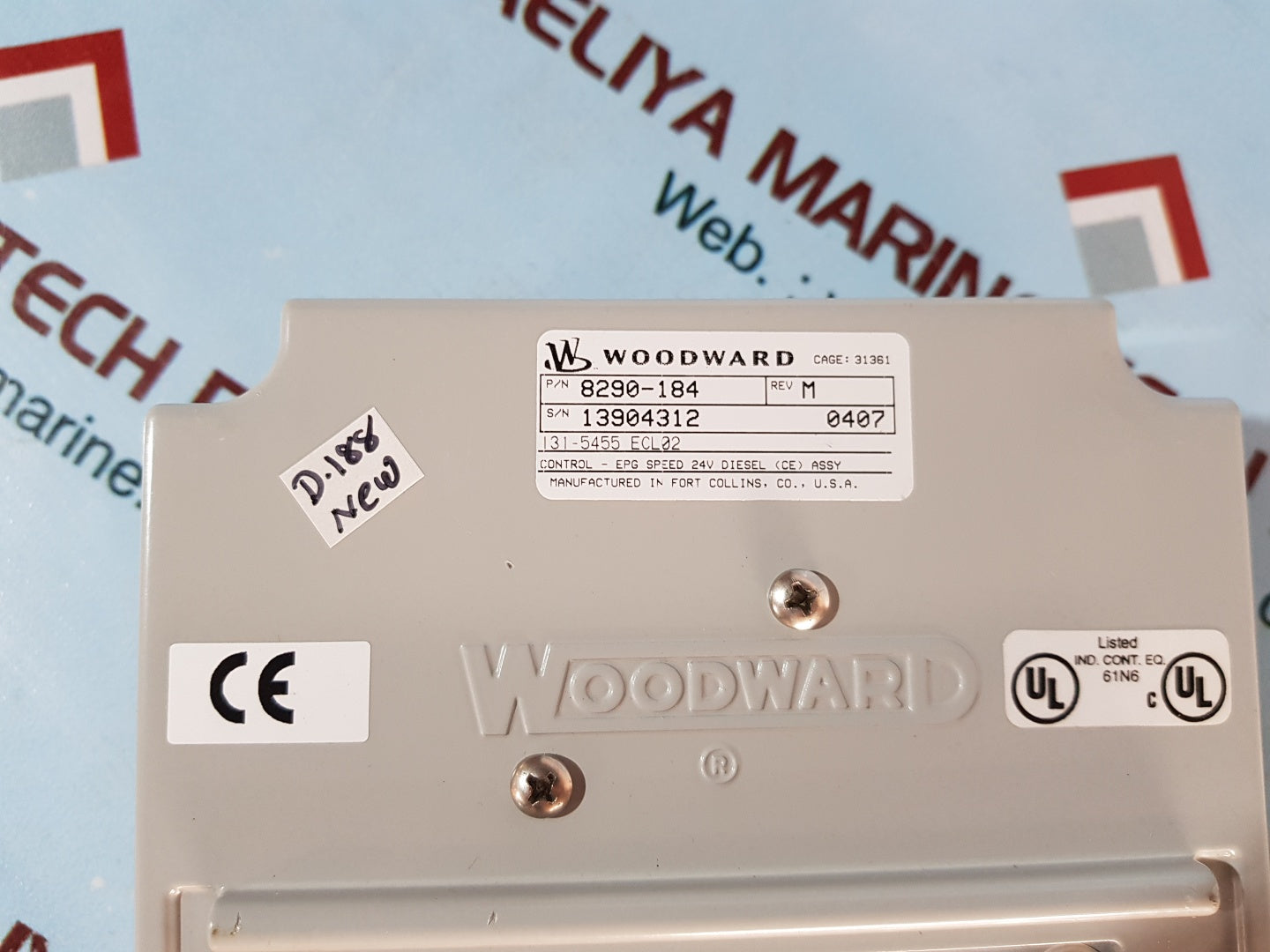 Woodward 8290-184 epg speed control rev.m