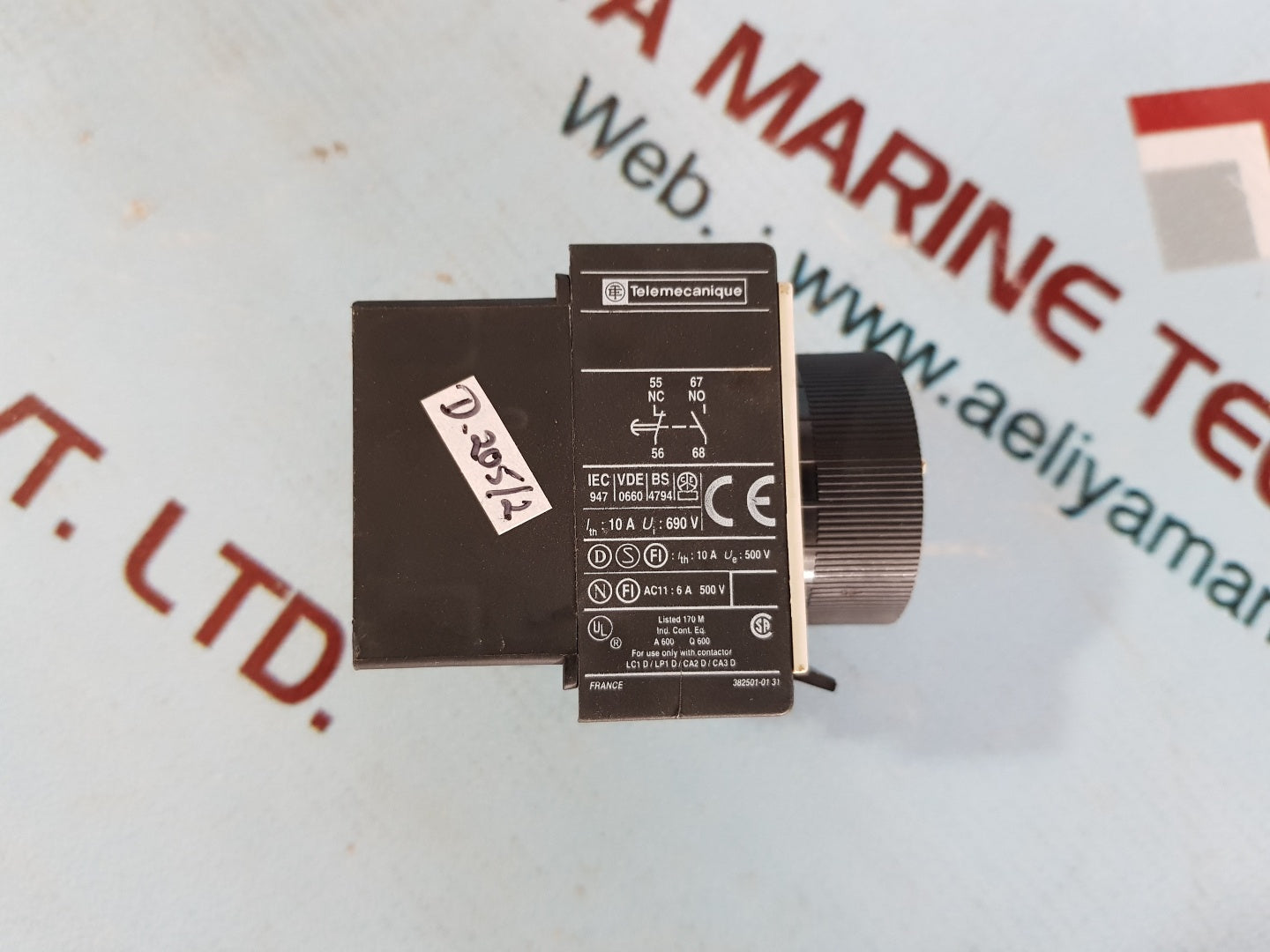 Telemecanique la2 dt2 time delay relay 0,1-30s