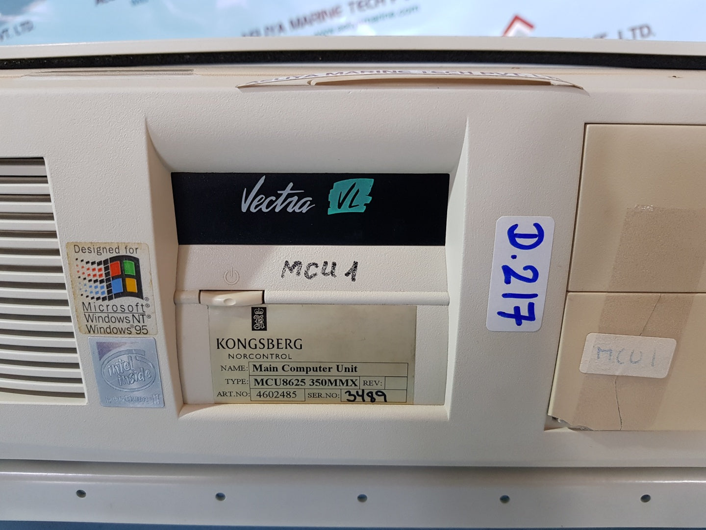 Kongsberg norcontrol mcu8625 350mmx main computer unit