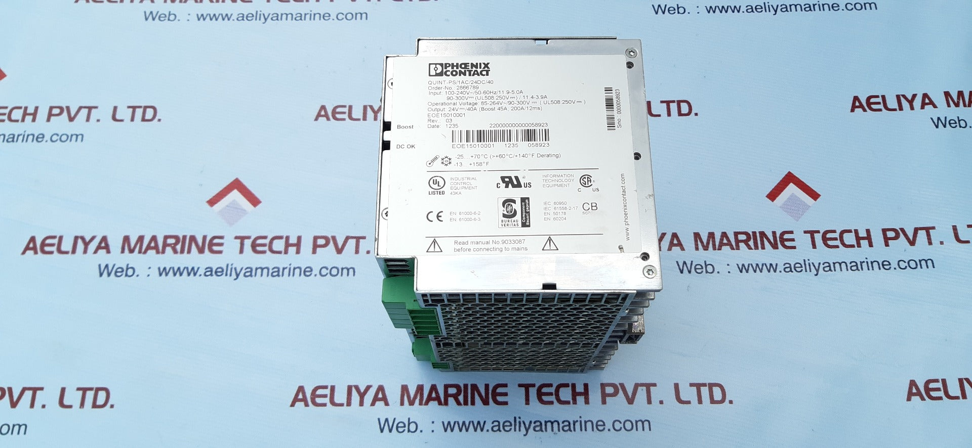 Phoenix Contact Quint-ps/1Ac/24Dc/40 Power Supply