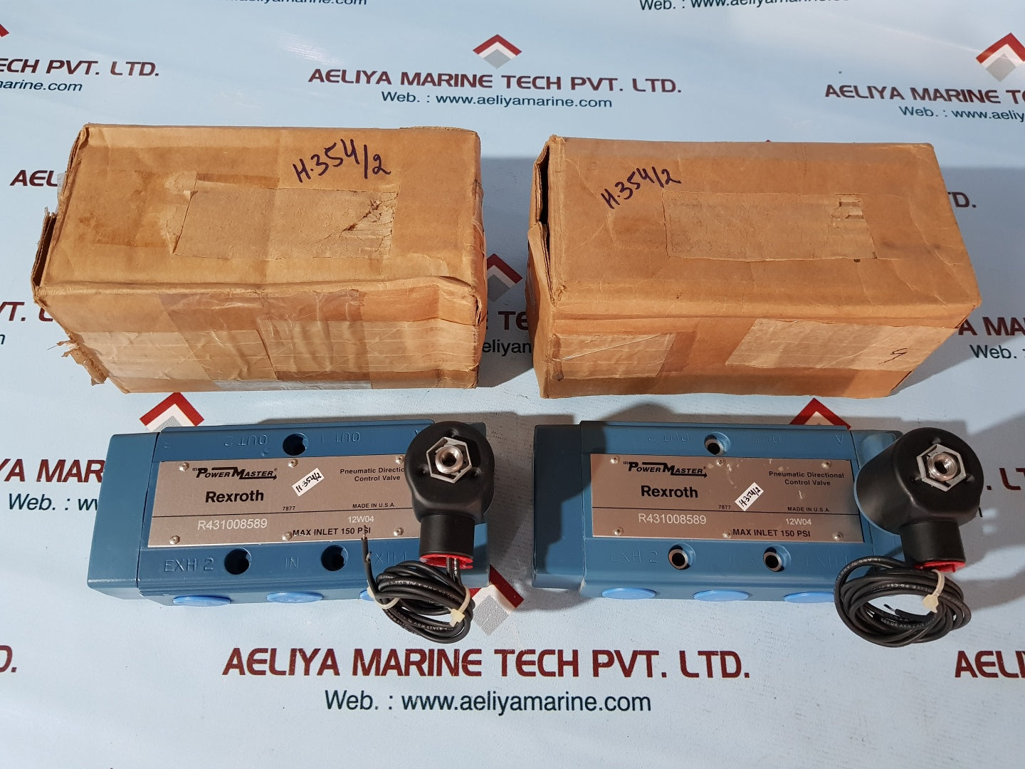 Rexroth r431008589 12w04 power master pneumatic directional control valve