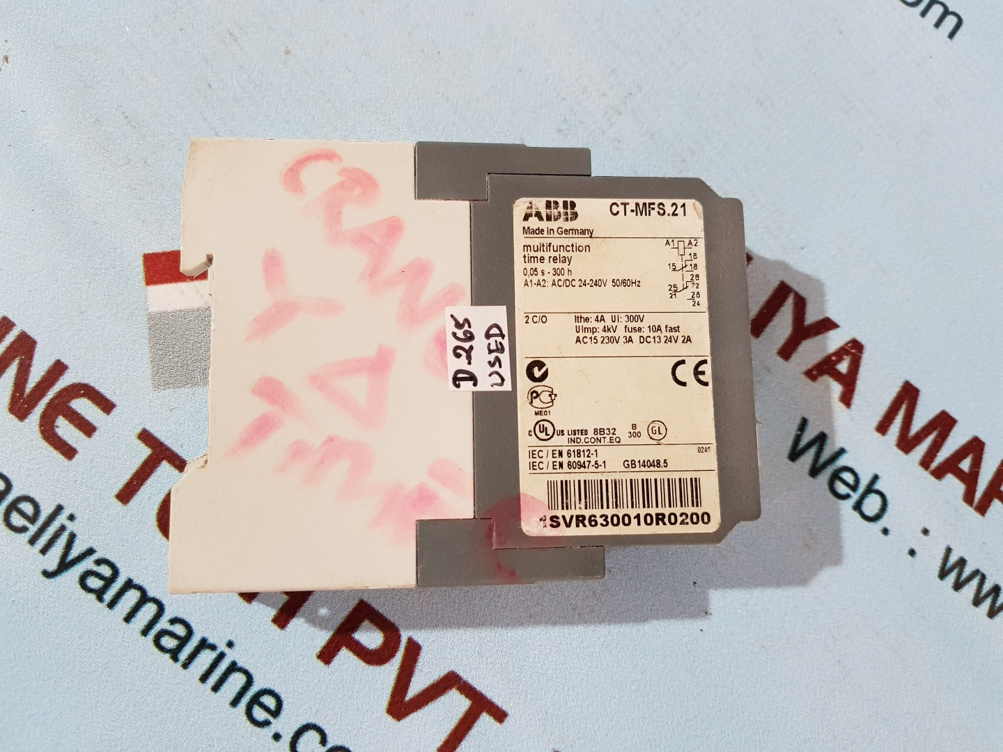 Abb Ct-mfs.21 Multifunction Time Relay 1Svr630010R0200
