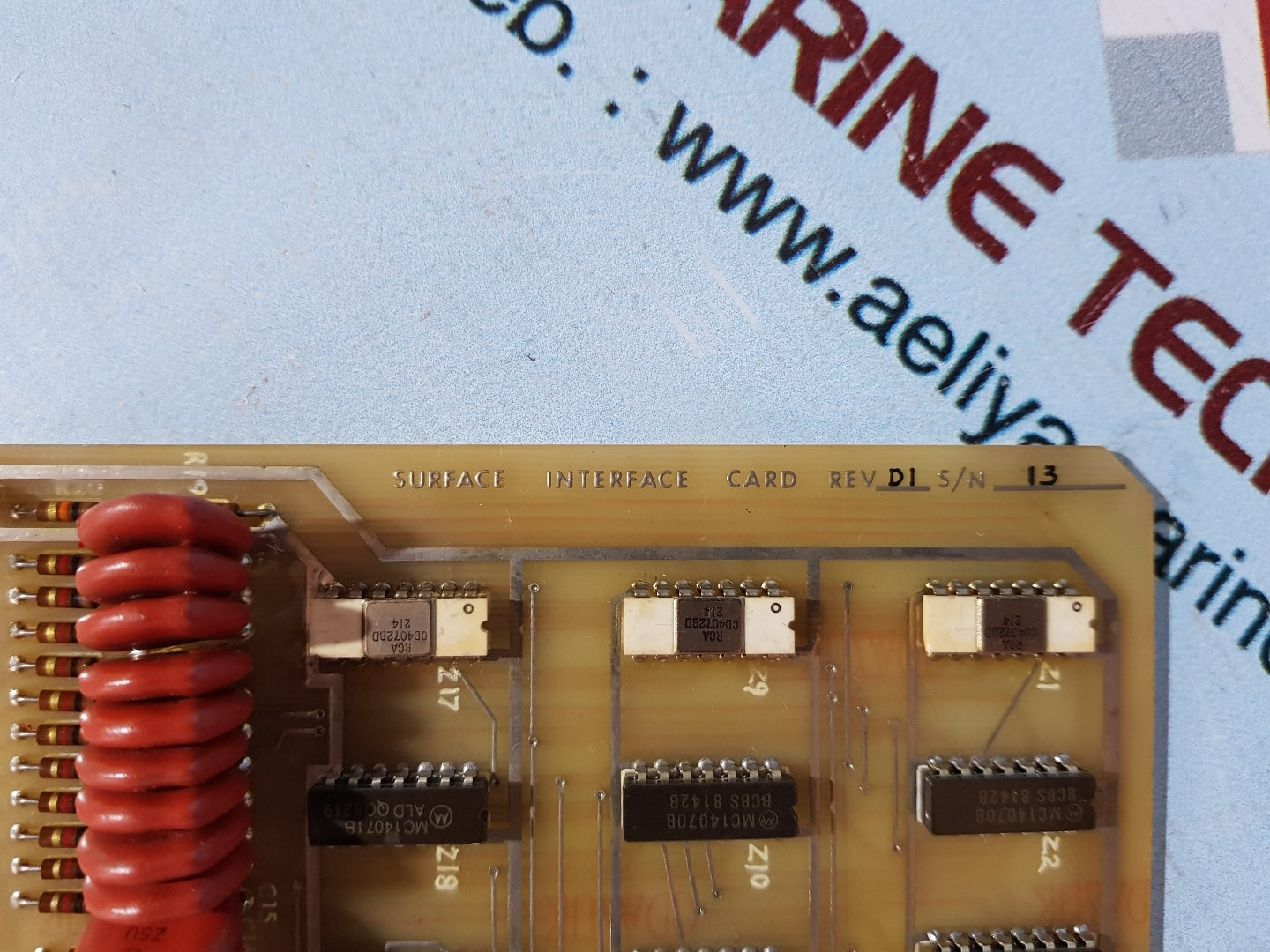 Cameron 381213 surface interface card