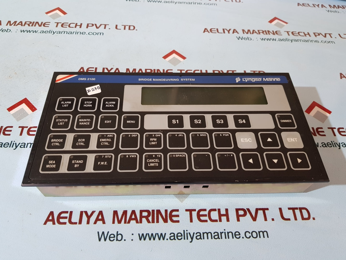 Lyngso marine dms2100 bridge manoeuvring system 962005600