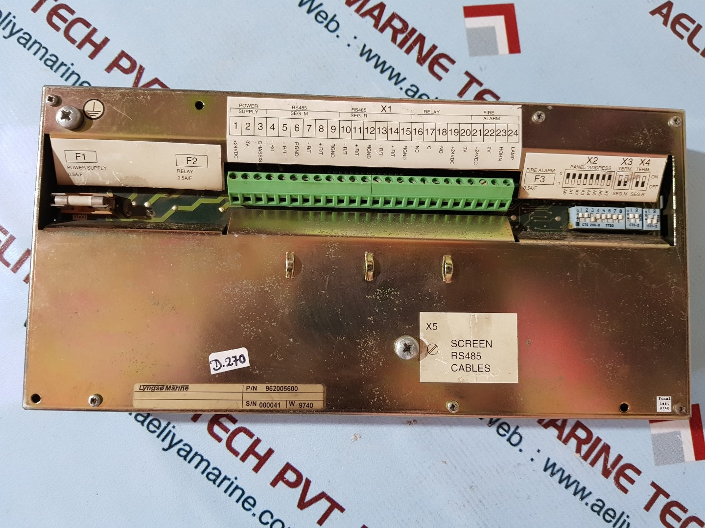 Lyngso marine dms2100 bridge manoeuvring system 962005600