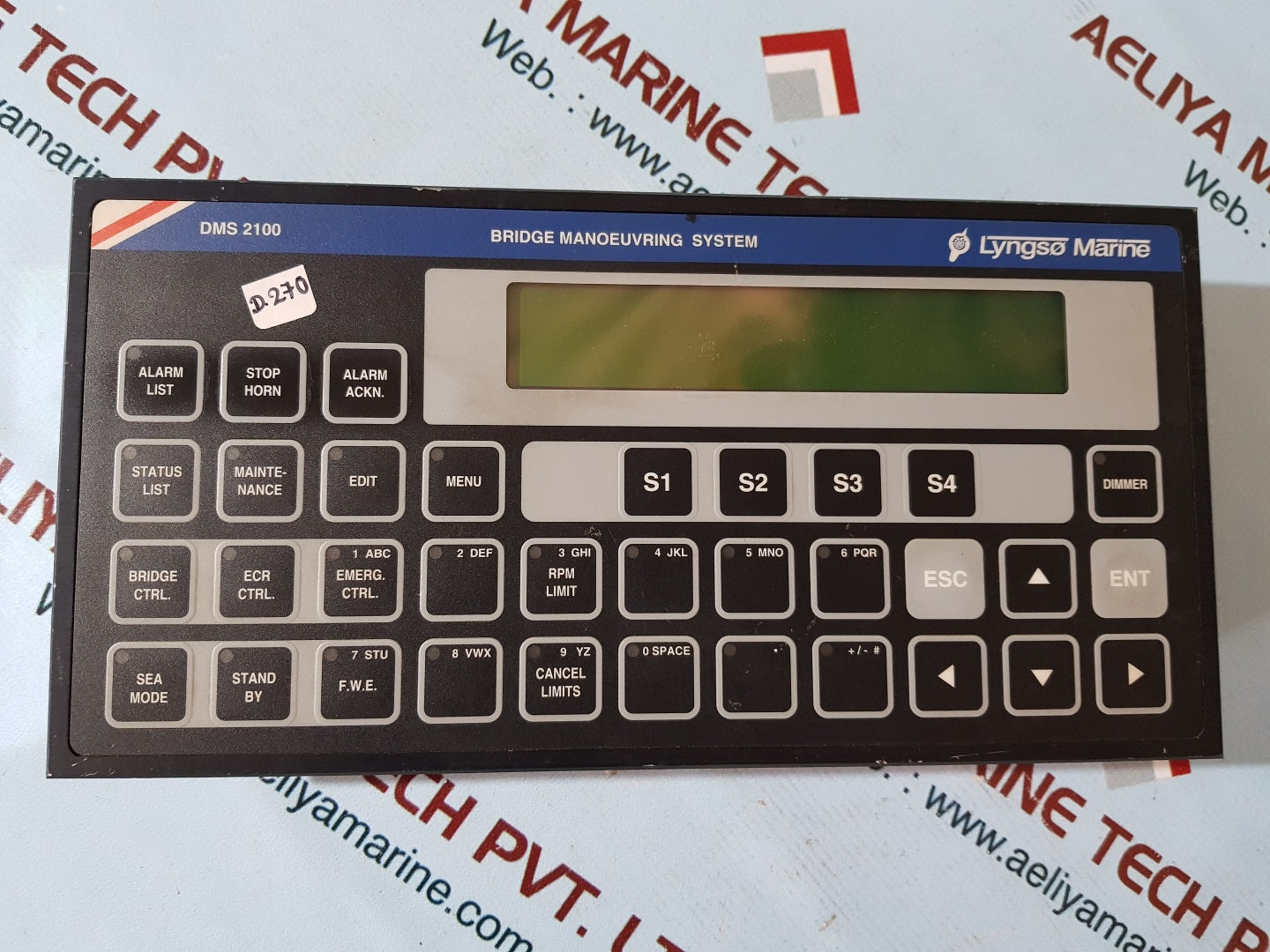 Lyngso marine dms2100 bridge manoeuvring system 962005600