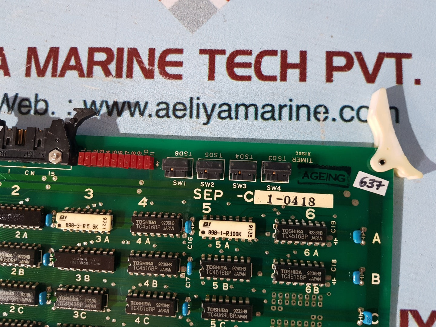Mitsui sep-c 1-0418 printed circuit board