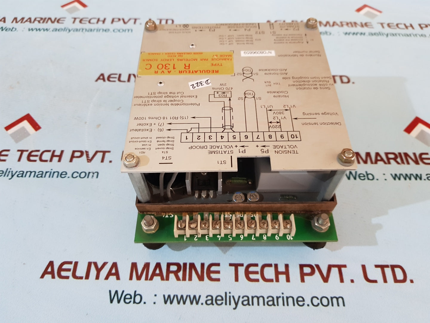 Leroy somer r130c automatic voltage regulator avr