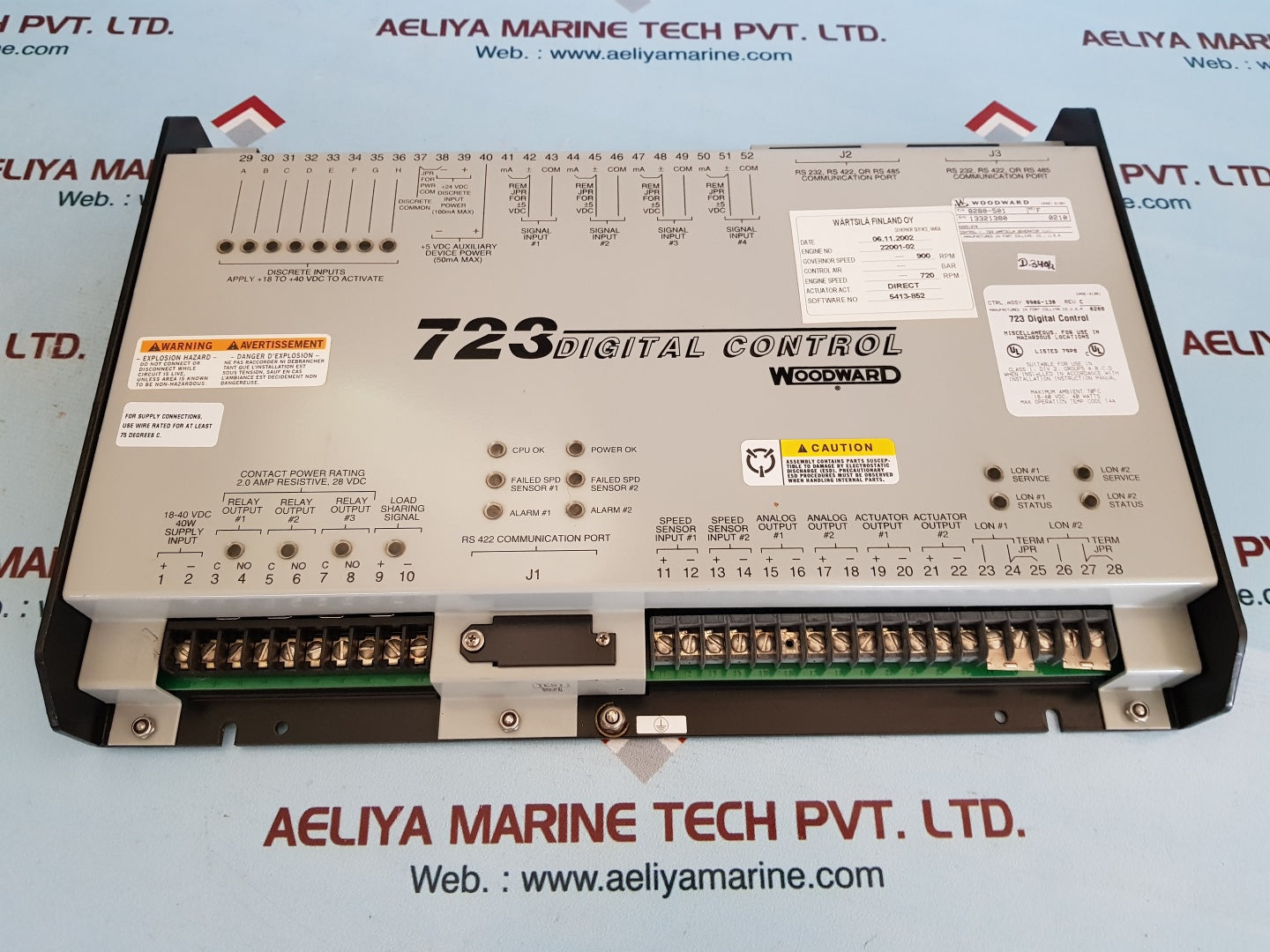 Woodward 8280-501 rev F 723 digital control 9906-130 rev.C