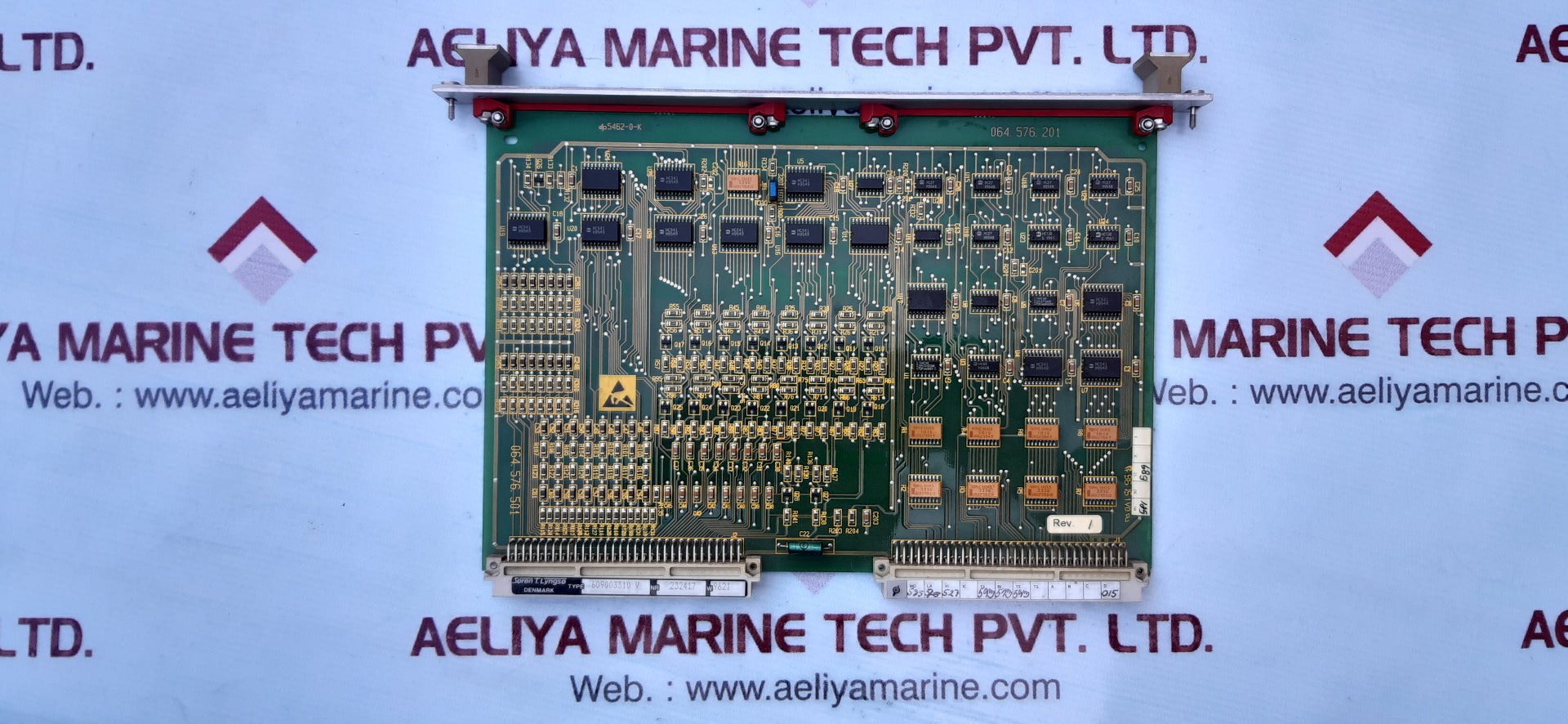 Soren T Lyngso 609003310 V Nr.232417 W.9621 Pcb Card Circuit Board