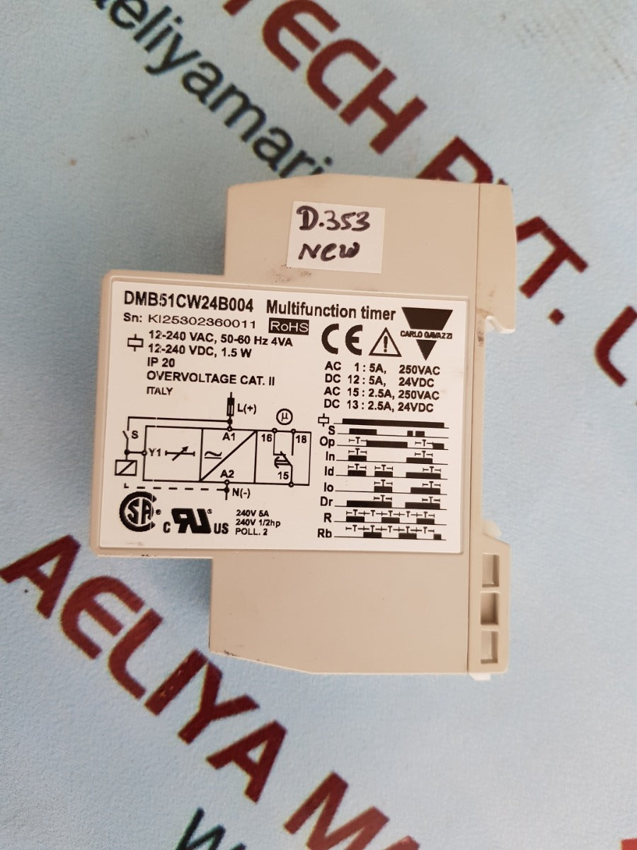 Carlo gavazzi dmb51cw24b004 multifunction timer