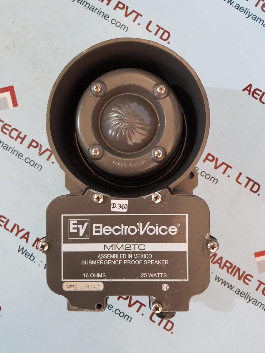Electro-voice mm2tc submergence proof speaker 25w 16ohms