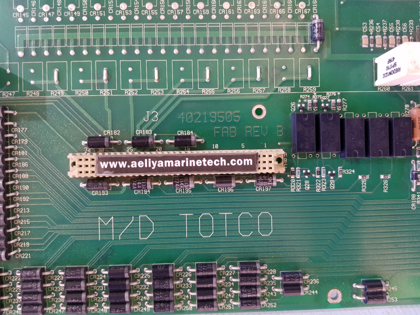 M/d totco 40219505 j3 fab rev B analog PCB board assy barrierless analog