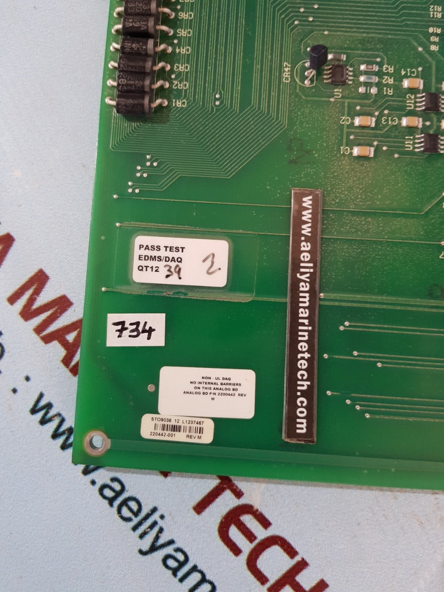 M/d totco 40219505 j3 fab rev B analog PCB board assy barrierless analog