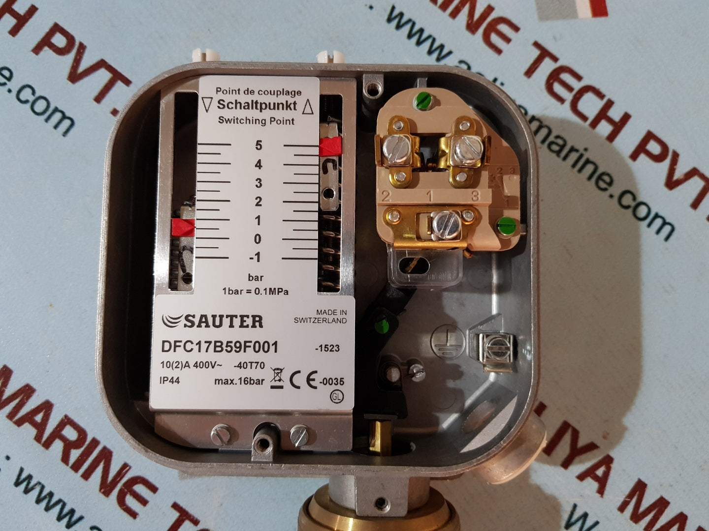 Sauter dfc17b59f001 pressure switch ip44 max.16bar