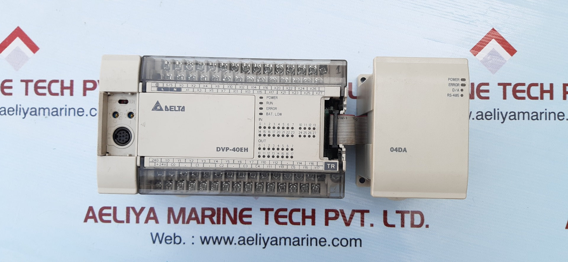 Delta dvp04ad-h2 & dvp40eh00t2 plc programmable controller