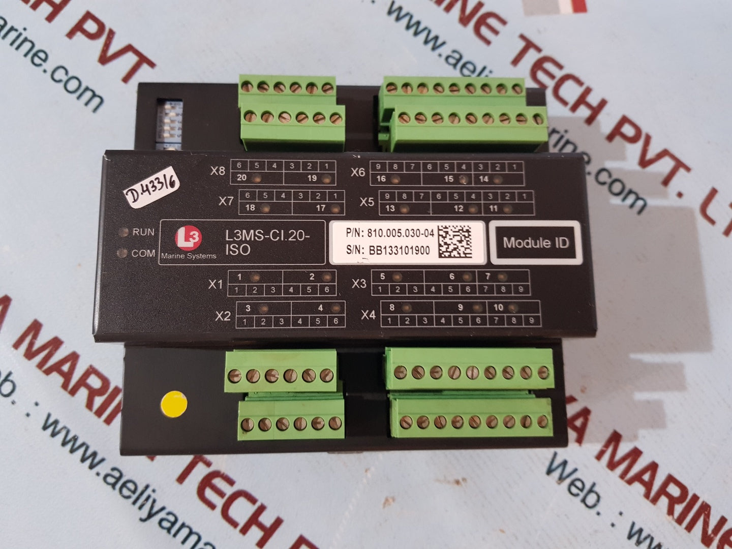 L3 marine systems l3ms-ci.20-iso module 810.005.030-04