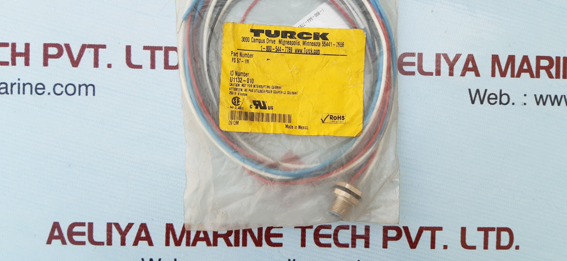 lot of 11x Turck fs 57-1m receptacle
