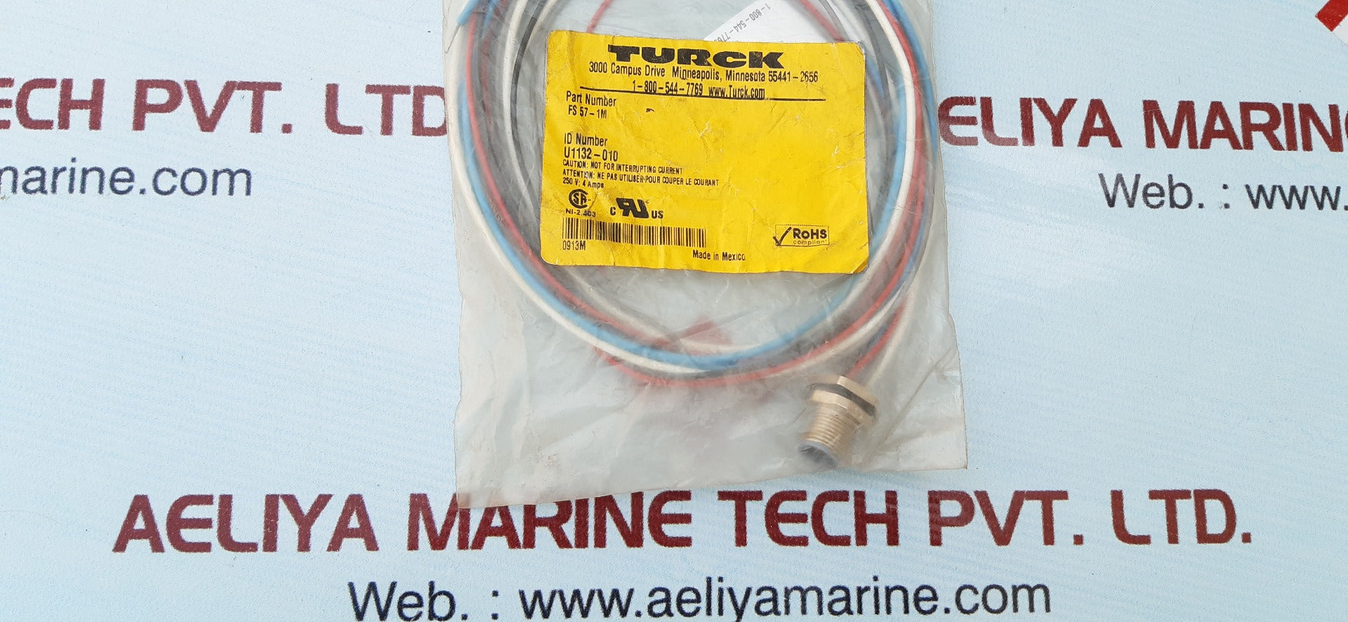 lot of 11x Turck fs 57-1m receptacle