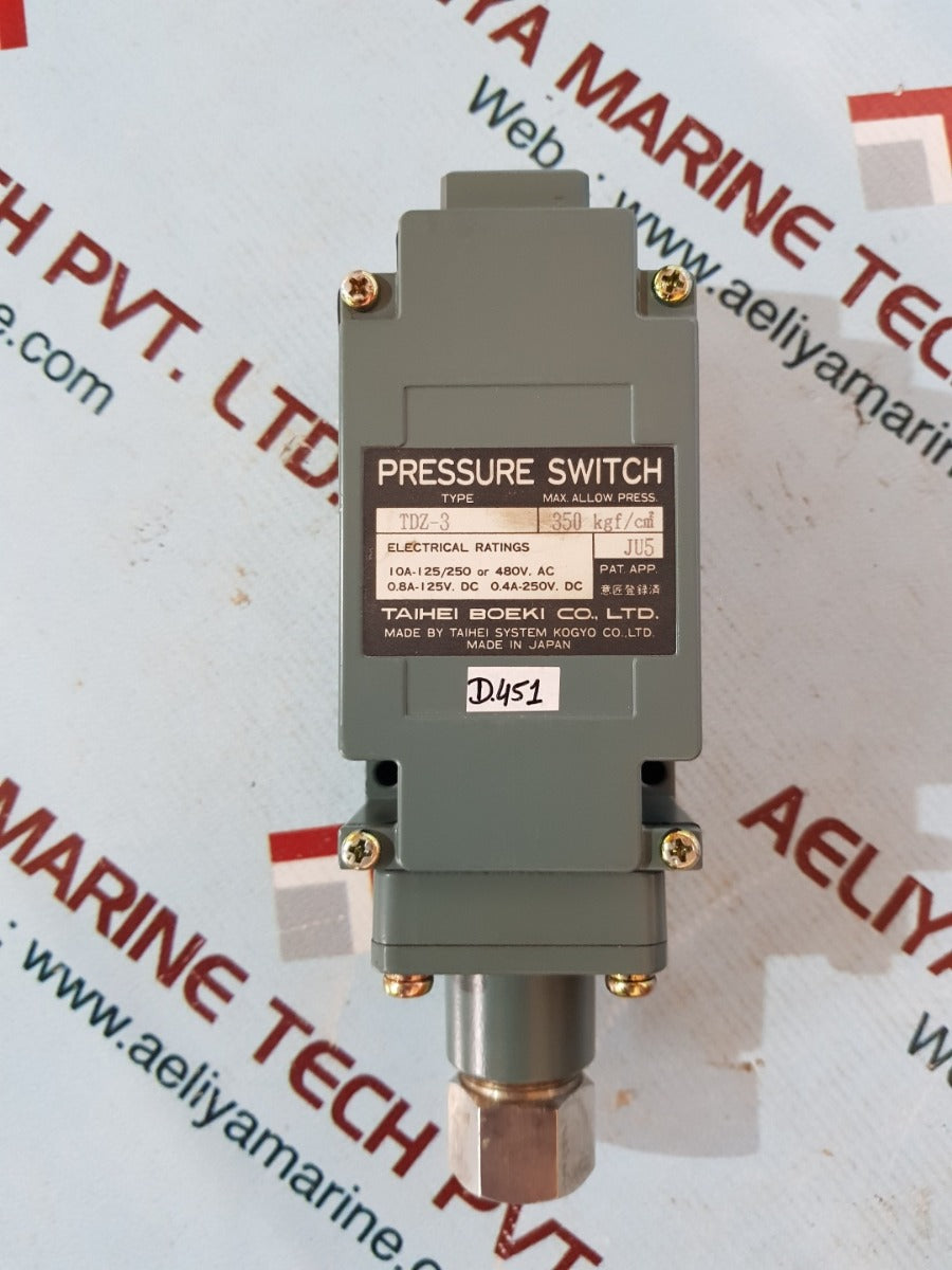 Taihei boeki tdz-3 pressure switch