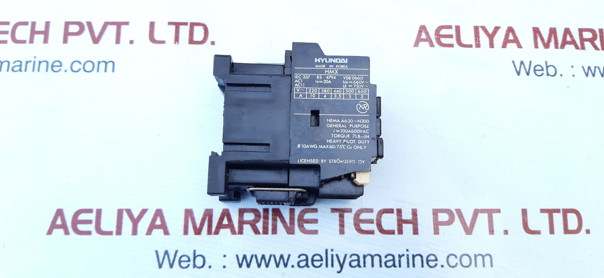 Hyundai Hmx 22 Control Relay 100V/50Hz 100.. 110V/60Hz