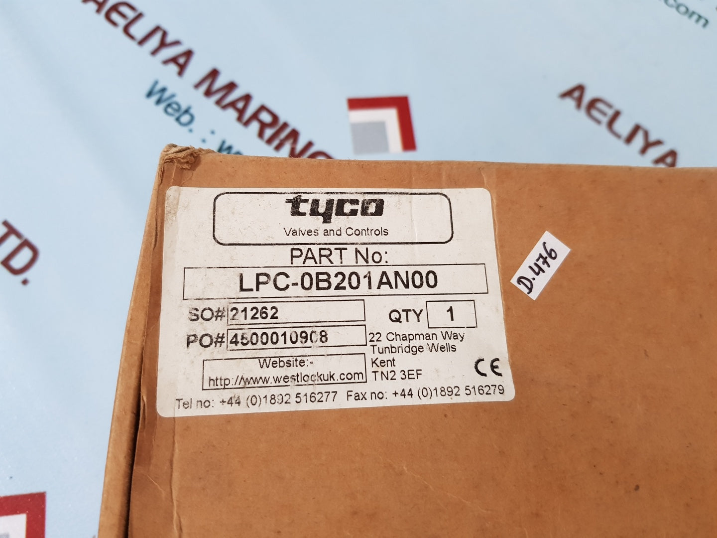 Tyco lpc-0b201an00 keystone