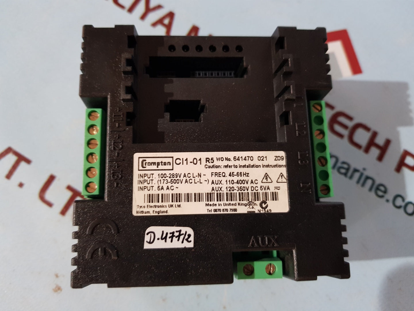 Crompton ci1-01 r5 digital power meter 45-66hz