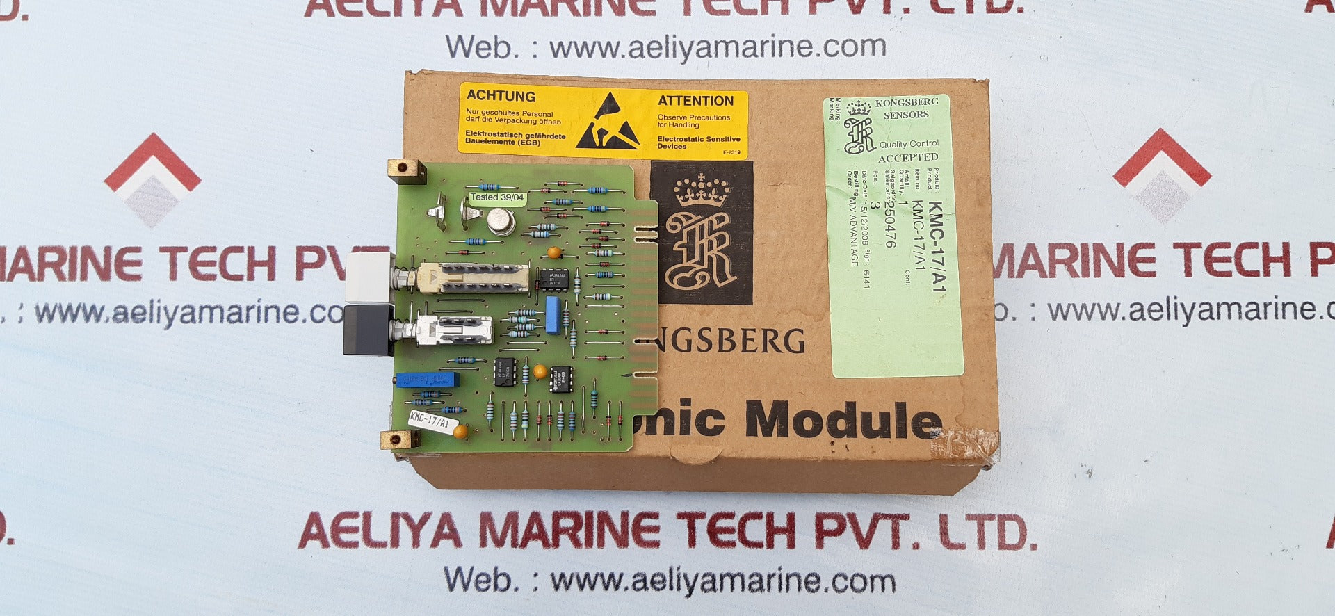 Kongsberg Kmc 17-a1 Pcb Card Printed Circuit Board 7221-234.0003