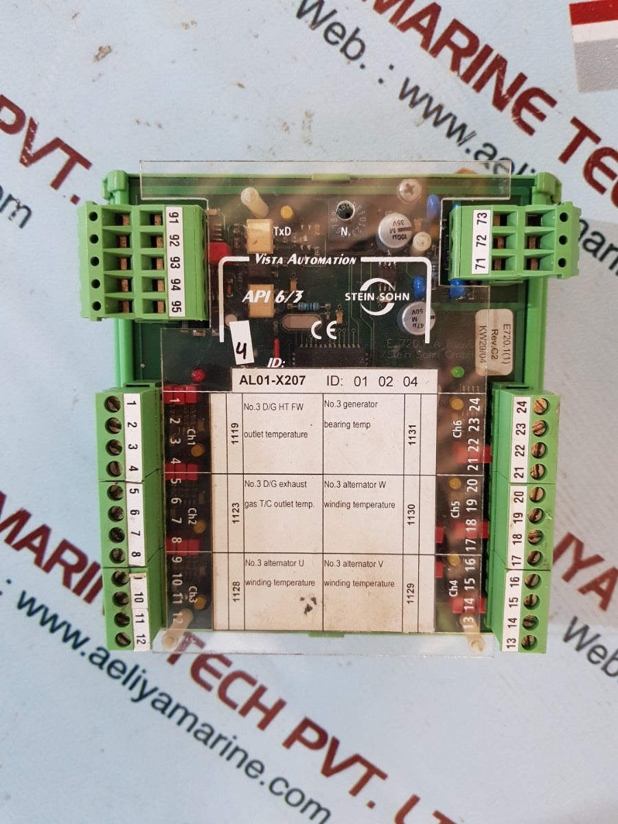 Stein sohn f102002 a analog pt100 input api 6/3