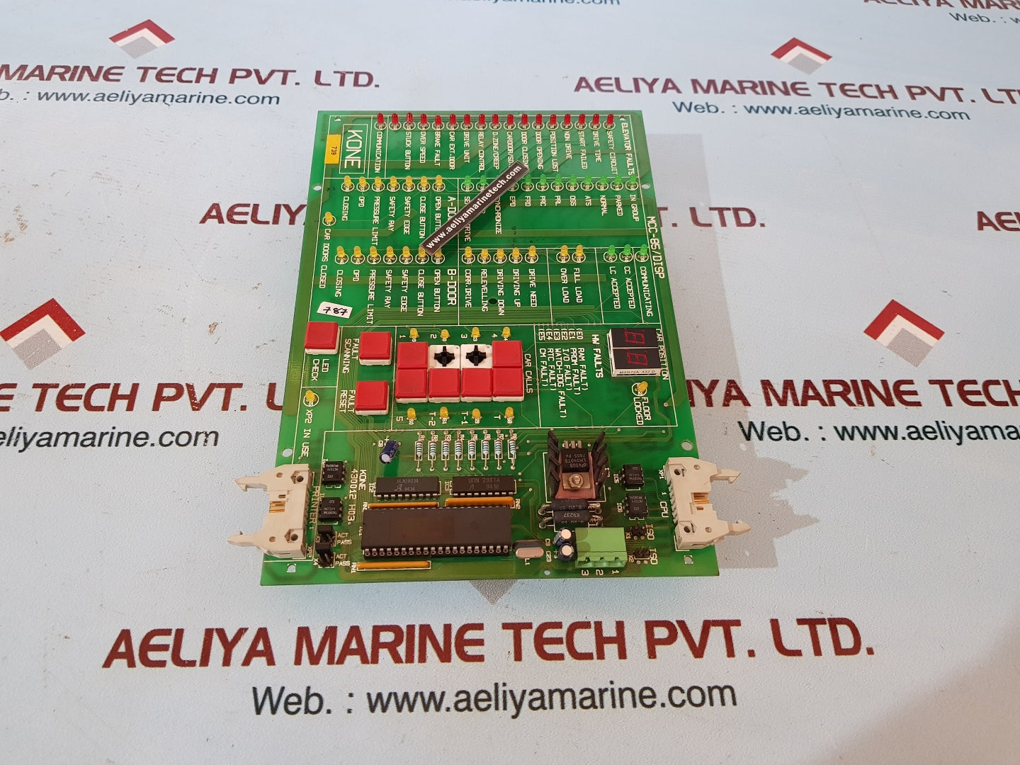 Kone 430012 h03 pcb card mcc-85/disp 430015g01 rev 1.1