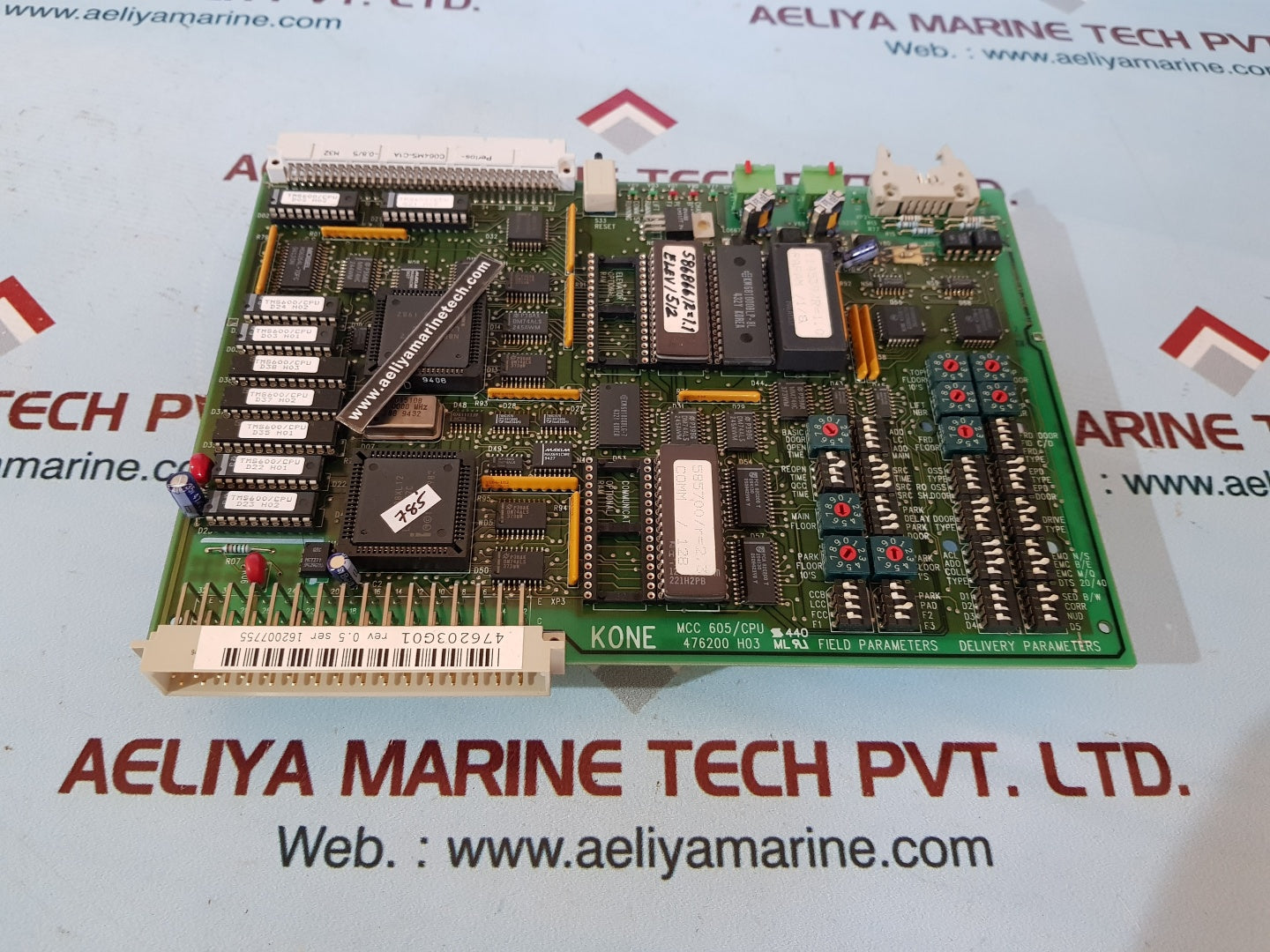 Kone 476200 h03 mcc 605/cpu field parameters 476203g01