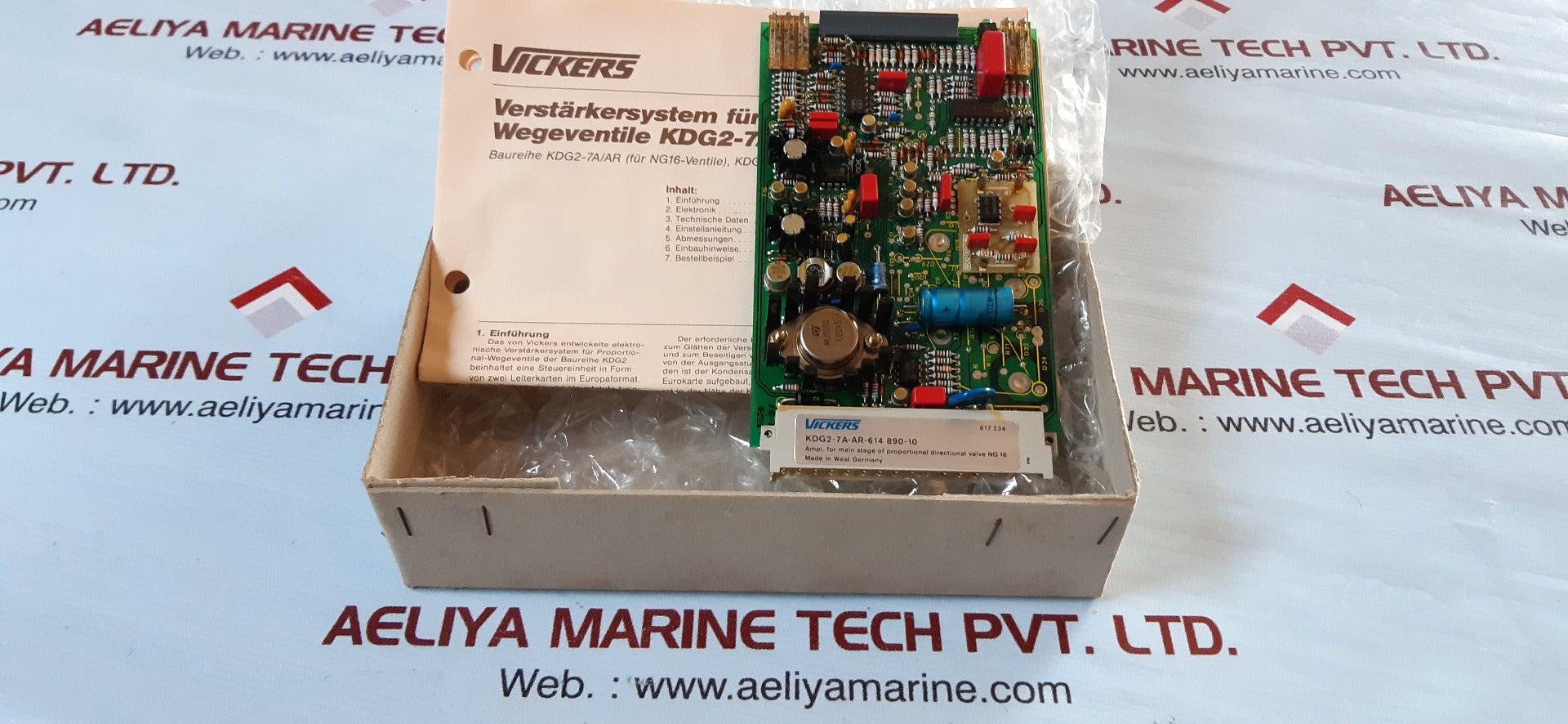 Vickers kdg2-7a-ar-614 890-10 pcb card